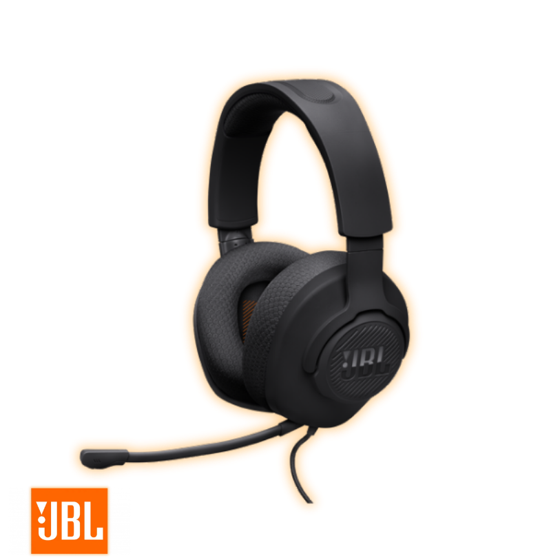 Auriculares JBL Quantum 100M2 gaming sonido envolvente micrófono desmontable
